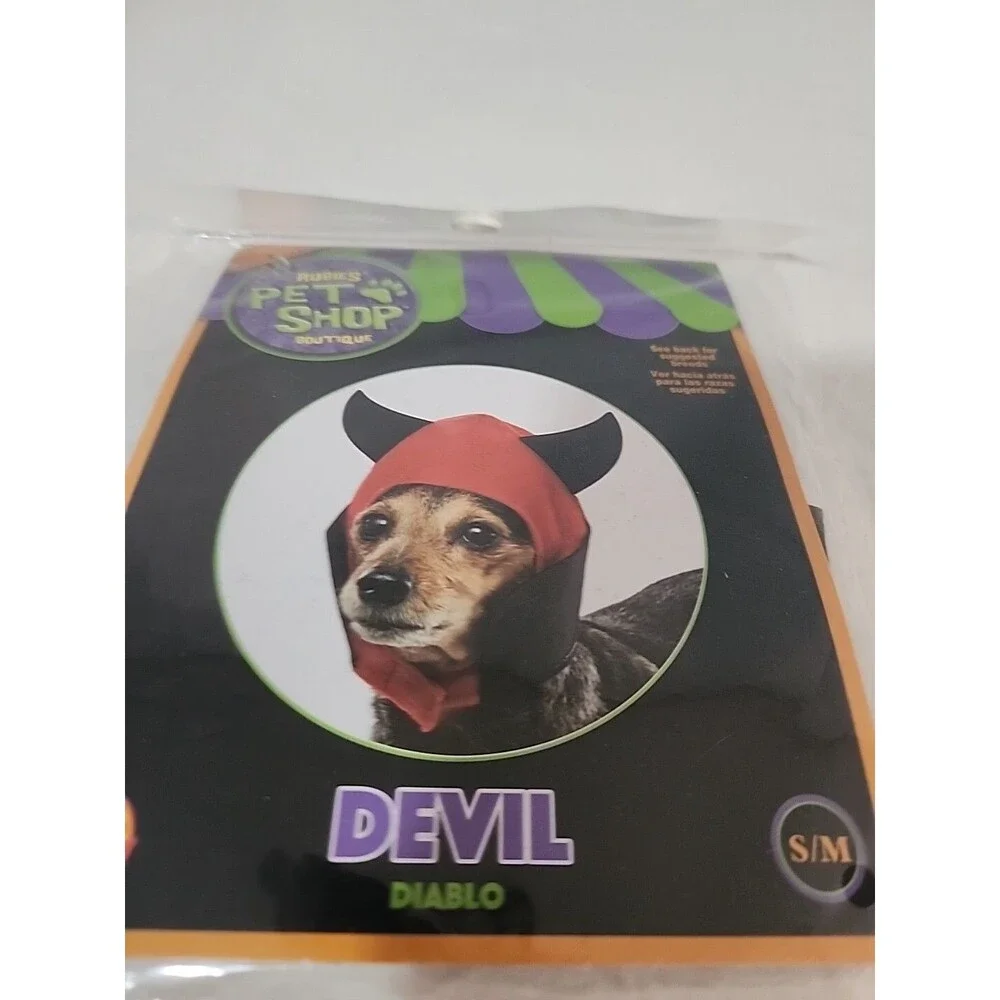 Rubie's Pet Shop Boutique Devil Dog Halloween Costume S/M 2022 New
